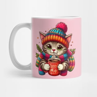 I Love Coffee Christmas And Cats, Cat And Coffee Mug